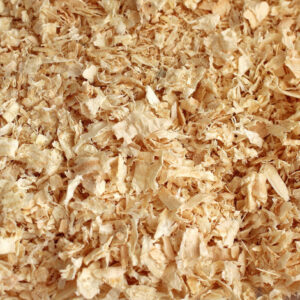 Horse bedding shavings from pine