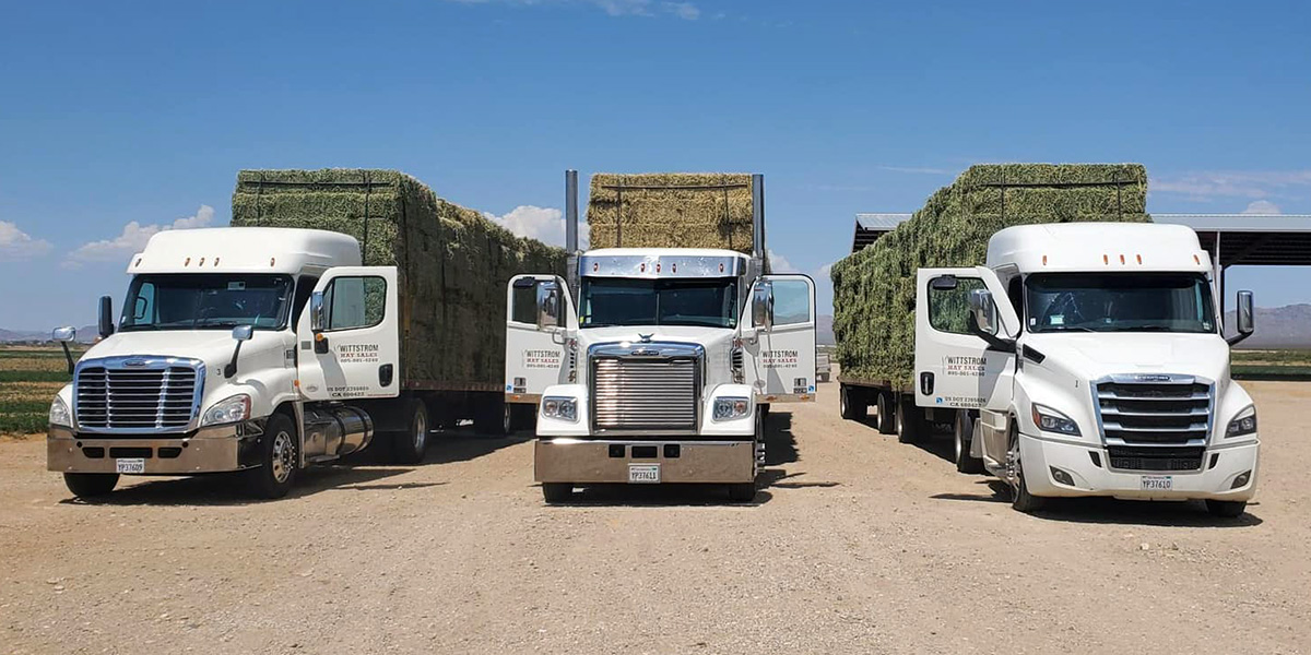 Hay Trucking in California